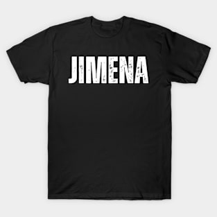 Jimena Name Gift Birthday Holiday Anniversary T-Shirt